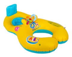 WOWO Nafukovací Plavecký Kruh pro Děti s Sedátkem, 1-3 Roky, Nosnost 70-90 kg - Bezpečný a Pohodlný pro Matku a Dítě