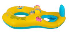 WOWO Nafukovací Plavecký Kruh pro Děti s Sedátkem, 1-3 Roky, Nosnost 70-90 kg - Bezpečný a Pohodlný pro Matku a Dítě
