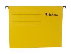 Victoria Závěsné zakládací desky, A4, 25ks, žluté