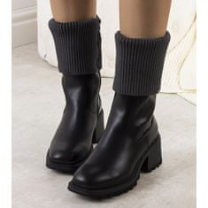 Černé boty Lalita na podpatku velikost 37