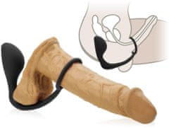 XSARA Masažér prostaty anální kolík kroužek na penis - 79045015