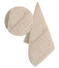 Bellatex Froté ručník kolekce Linie s výšivkou Maminka