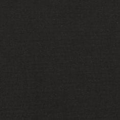 Greatstore Podnožka černá 45 x 29,5 x 39 cm textil a umělá kůže
