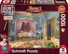 Schmidt  Secret puzzle June's Journey: Ložnice slečny June 1000 dílků