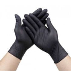 Iso Trade Nitrilové rukavice 100 ks velikost. M Iso Trade - černé