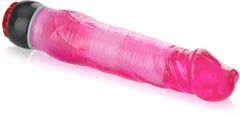 XSARA Vibrátor ve tvaru penisu - mužský velký úd s vibracemi - 76554433