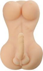 Trup 1:1 shemale žena s penisem dildo s páteří masturbátor cyberskin - 77339249