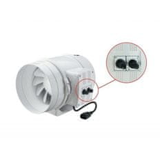 VENTS  Ventilátor TT 100 U, 145/187 m3/h s termostatem
