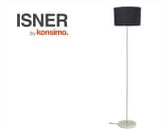 Konsimo Stolní lampa stříbrná / černá ISNER