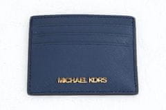 Michael Kors dámské pouzdro na karty card holder JET SET TRAVEL 35H6GTVD7L NAVY LEATHER