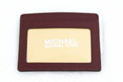 Michael Kors dámské pouzdro na karty card holder JET SET TRAVEL 35H6GTVD7L MERLOT LEATHER