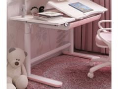 PROFIdesk Dětský psací stůl Gemini, bílá/růžová