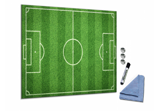 Glasdekor Skleněná magnetická tabule fotbal hřiště