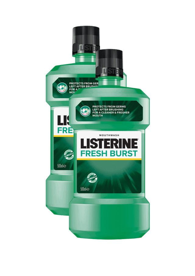 Levně Listerine Ústní voda 2 x 500ml Freshburst