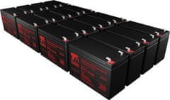 T6 power Sada baterií pro Dell 5600W Rack UPS, VRLA, 12 V