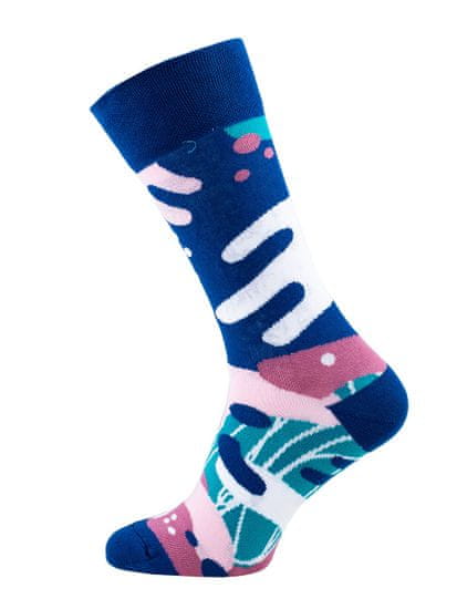 Many Mornings Veselé barevné vzorované ponožky Scribble