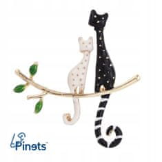 Pinets® Brož pár koťat na větvičce