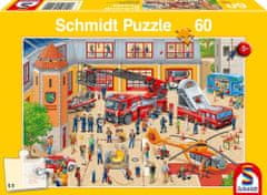 Schmidt Puzzle Dětský den na požární stanici 60 dílků