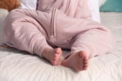 Zimní spací pytel s nohavicemi, velikost XL (36m+), NATURALS PINK, GOTS