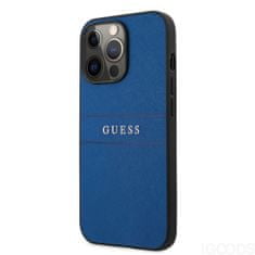 Guess Saffiano kryt pro iPhone 13 Pro, modrý Modrá
