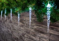 MAGIC HOME Řetěz Vánoce Icicle 12 LED rampouchů, 230 V exteriér