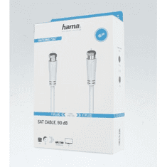 Hama SAT kabel F-vidlice 90 dB, 10 m