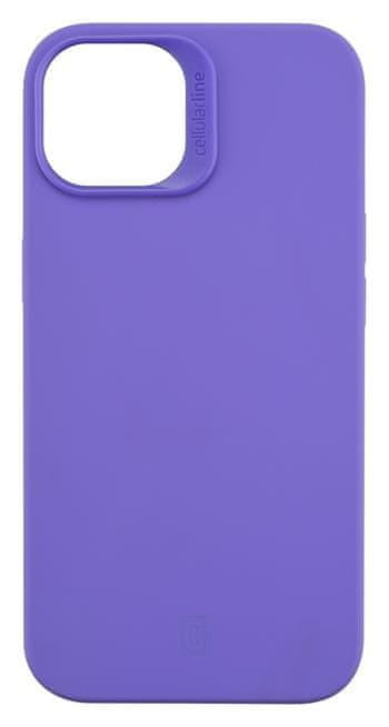 Levně CellularLine Ochranný silikonový kryt Sensation pro Apple iPhone 14 SENSATIONIPH14V, fialový