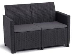 KETER zahradní lavice CLAIRE 2 SEATERS SOFA grafit