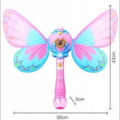 Luxma Motýlí hůlka na mýdlové bubliny 112y-2