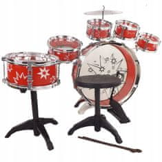 Luxma Dětské bubny 6 bubnů talířová židle 28807c