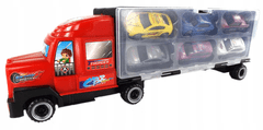 Luxma Náklaďák s auty, plechová auta, odtahovka, 997 ks