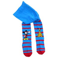 Eplusm Chlapecké punčochy "Mickey Mouse" modrá 122–128 / 7–8 rokov Modrá