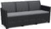 KETER zahradní lavice CLAIRE 3 SEATERS SOFA grafit