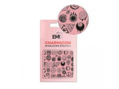 EMI Samolepky na nehty - Charmicon 3D Silicone Stickers #145 Optical print