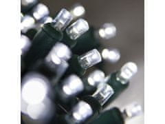 AUR Venkovní LED vánoční řetěz - studená bílá, 50m, 500 LED