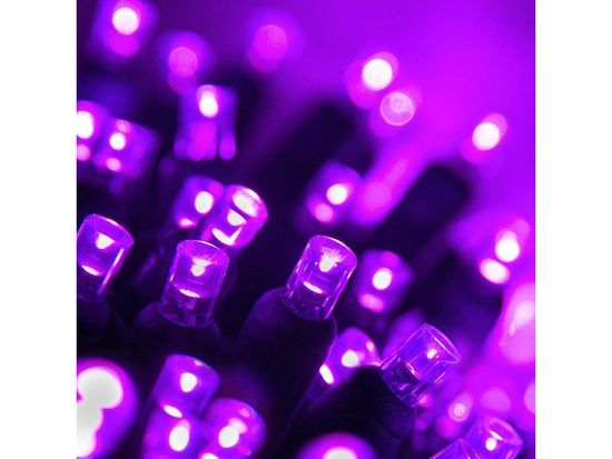 AUR Venkovní LED vánoční řetěz - fialová, 30m, 300 LED