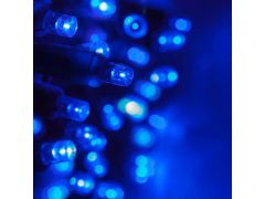 AUR Venkovní LED vánoční řetěz - modrá, 30m, 300 LED