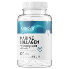 OstroVit OstroVit Mořský kolagen s kyselinou hyaluronovou a vitamínem C 120 kapslí