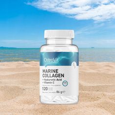 OstroVit OstroVit Mořský kolagen s kyselinou hyaluronovou a vitamínem C 120 kapslí