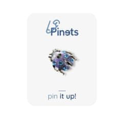 Pinets® Brož fialový brouk hmyz