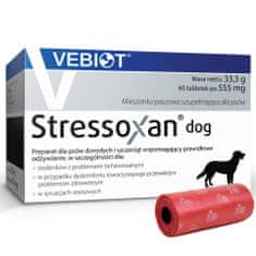 NieZnaszMnie Vitamíny, doplňky pro psy Vebiot Stressoxan dog 60 tablet + sáčky na trus