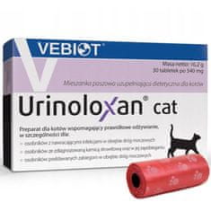 NieZnaszMnie Vitamíny, doplňky pro kočky Vebiot Urinoloxan cat 30 tablet + sáčky na trus