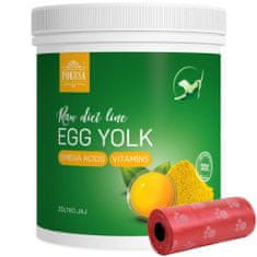 Severno Vitamíny, doplňky pro psy a kočky RawDietLine Vaječný žloutek / Vaječný žloutek 150g + sáčky na výkaly