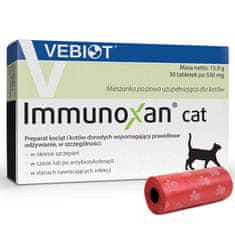 NieZnaszMnie Vitamíny, doplňky pro kočky Vebiot Immunoxan cat 30 tablet + sáčky na výkaly