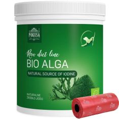 Severno Vitamíny, doplňky pro psy a kočky RawDietLine BIO Alga 350g + sáčky na výkaly