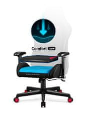 Diablo Chairs Set: Herní židle X-ST4RTER černo-červená + podnožka