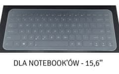 APT AK317B Silikonová ochrana na klávesnici notebooku transparentní