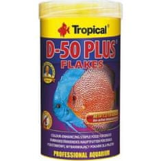 TROPICAL Krmivo pro akvarijní ryby D-50 Plus 1000ml /200g vločky 