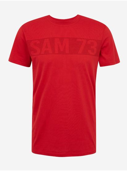 SAM73 Červené pánské tričko SAM 73 Barry