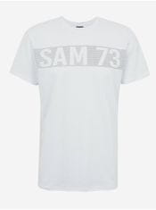 SAM73 Bílé pánské tričko SAM 73 Barry S